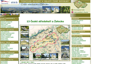 Desktop Screenshot of ceskestredohori.tourism.cz