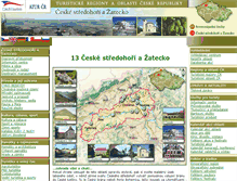 Tablet Screenshot of ceskestredohori.tourism.cz
