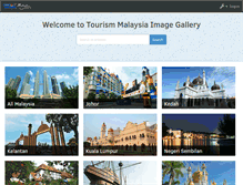 Tablet Screenshot of imagegallery.tourism.gov.my